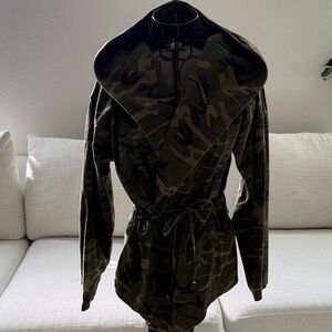 Fashion Nova Green Camouflage Utility Jacket